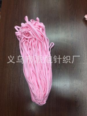 Fringe bud edge hair ball lace about 1cm wide tooth edge hair ball lace factory direct sale