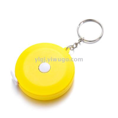 Key chain leather tape, small tape, circle, stretch, gift, advertising, gifts, custom LOGO manufacturers