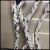 Safety rope with buffer bag double hook