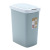 Household plastic bin with flat lid kitchen bin and toilet bin