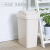 Toilet garbage can household European style kitchen living room plastic garbage can with cover