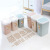 Household plastic bin with flat lid kitchen bin and toilet bin