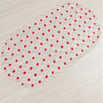 Manufacturers direct marketing beads  pad toilet non - slip kitchen bathtub pad PVC toilet mat waterproof anti - slip