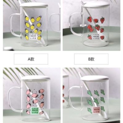 Creative fruit series ceramic glass drinking cup office coffee cup mug