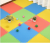 Puzzle floor mat baby crawling pad game mat floor Eva children's foam mat four pieces 60cm