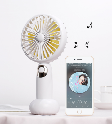 USB mini bluetooth audio fan portable hand-held fan charging small fan