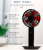 Mini USB fan desktop fan charging mute handheld fan with power display