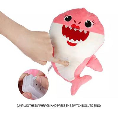 The same amazon stuffed shark baby shark will sing a shark doll