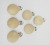 The wood color children's cartoon pacifier chain clamp beech pacifier clamp pacifier clamp to prevent dropping clamp