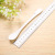 17cm Ceramic Spoon Double-Headed Creative Spoon White Daily Scoop Spot Supply Cup Accessories Pottery Ceramic Spoon