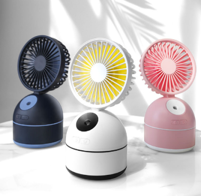 Mini spray fan office desktop USB water and humidity fan
