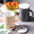 Nordic Style Ins New Mug Color Polka Dot Ceramic Cup Office Household Water Cup Gift with Cover Spoon