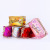 TPU laser phantom color printed alphabet cosmetic bag ladies with colorful cosmetics storage bag