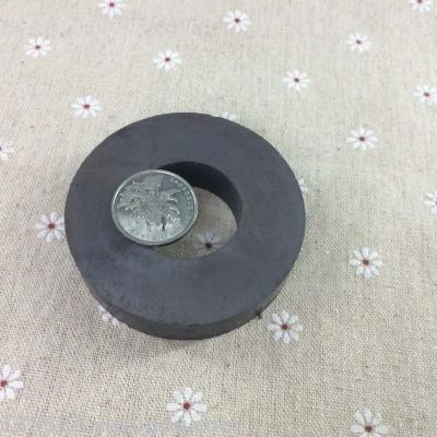 Circular Ferrite Black Magnet Black Circle 70*32*10 mm ordinary magnet