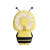 Mini Bumblebee Fan Led Mini Fan USB Rechargeable Small Fan Cartoon Handheld Small Electric Fan