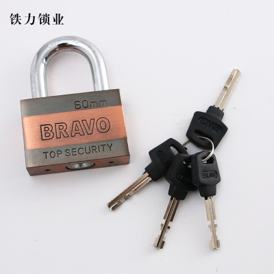 Manufacturers supply 60 mm short beam padlock leaf lock through the open imitation stainless steel square small padlock warehouse the locks