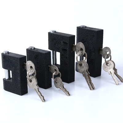 Manufacturers supply 70-100 - mm made giant copper core anti - theft padlock rectangular lock beam lock large lock