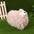 Handmade Wool Felt Home Decoration Creative Photography Props Crafts Brown Lying Sheep Ornament Factory Customization