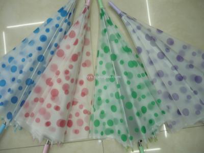 5 cm POE Transparent DOTS, EVA Frosted DOTS, Large Dots, Small Dots., Polka-dot umbrella,