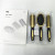 Three-piece set of air-bag massage comb set plastic hair curlers hair comb anti-static styling comb wholesale