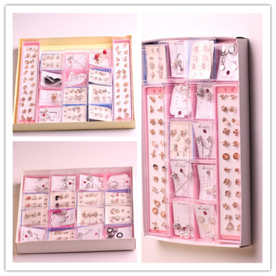 Protect color prevent allergy steel needle small earring 20 yuan a carton exceed value ear nail