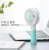 Gift Customized Rechargeable Small Fan Fill Light Mini Fan Portable Handheld Night Light Desktop USB Fan