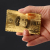 Manufacturers direct gold leaf poker gold tuhao gold poker foreign trade poker