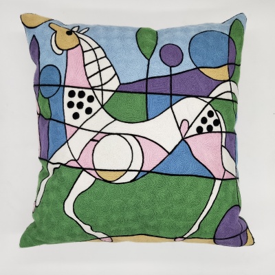 Europe and Americ personality Picasso style pillow wool embroidered abstract pattern sofa pillow cushion cover wholesale