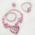 Korean creative fashion set chain pearl necklace multiple accessories set
