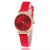 Female skin with color surface small dial small band student watch a hair