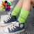 Color Korean version of the girl high stockings forchildren in the stockings baby heap heap socks half socks pure cotton