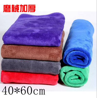 Microfiber Towel Sanding Thickened Car Wash Towel Super Strong Suction Car Wiper Wholesale Towels