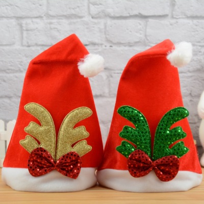 Christmas Hat Comb Cloth Christmas Adult Antler Hat Christmas Decorations Christmas Factory Direct Sales