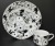 Commodity plain porcelain plate tableware 9.5 inches round flat