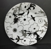 Commodity plain porcelain plate tableware 9.5 inches round flat