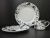 Commodity plain porcelain plate tableware 9.5 inches round flat