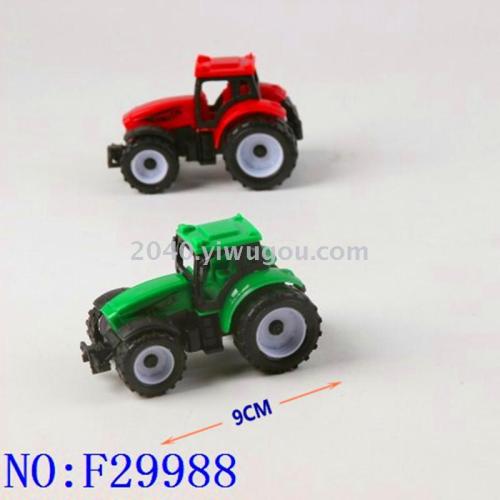 New Shopping Mall Stall Foreign Trade Children‘s Toys Wholesale Pull Back Farmer Car F29988