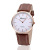 GENEVA fashion simple belt watch men's and women's alloy ultra-thin ladies quartz watch