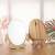 Creative cute penguin wooden makeup mirror desktop single wooden mirror wholesale living room bedroom decoration