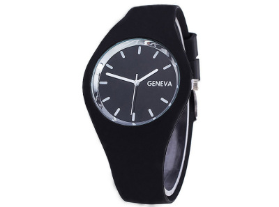 Geneva silicone watch women's jelly watch candy watch women's ultra-thin watch