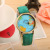 Aliexpress hot style casual denim canvas student boys and girls watch plane needle world map belt quartz wristwatch