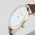 GENEVA fashion simple belt watch men's and women's alloy ultra-thin ladies quartz watch