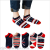 Korean version of fashion casual sport sweat absorbent socks striped men's cotton socks socks short tube men's socks