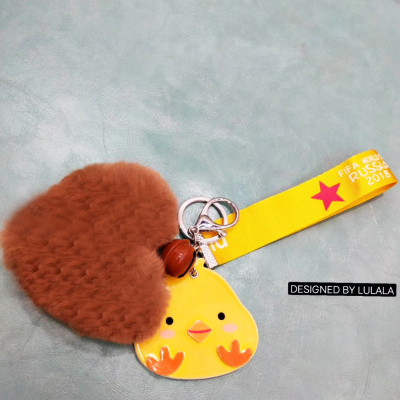 Korean boy brown bear kony rabbit quality male bag pendant wallet pendant creative ornaments
