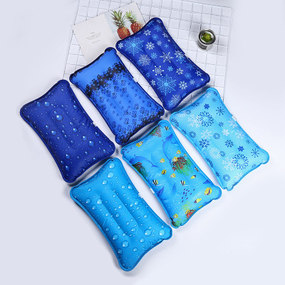 New anti-slip water pillow cooling simple ice pad PVC cooling ice smoothie pillow manufacturers wholesale