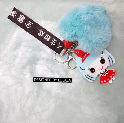 Cartoon cute creative jewelry key chain fashion quality male bag female bag wallet hanging decoration key chain