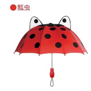 Creative Ladybug Children's Umbrella 3D Umbrella Surface Cartoon Umbrella Creative Handle Blue Star Kindergarten Umbrella