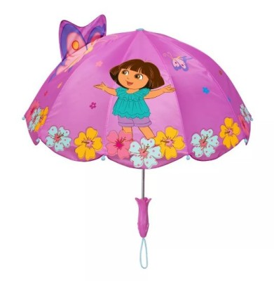 Creative Dora Children's Umbrella 3D Umbrella Surface Cartoon Umbrella Creative Handle Blue Star Children's Umbrella