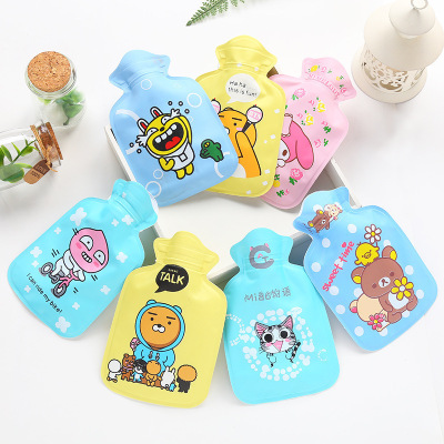 Factory direct sale of new winter cartoon hot water bag students warm hand bao no charge small hand warm water bag