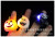 Halloween Soft Rubber Ring Pumpkin Ghost Bat Flash Ring Pumpkin Flashing Finger Light Party Supplies
